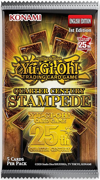 Quarter Century Stampede Booster Pack - 1. Auflage - Yu-Gi-Oh! - EN Quarter Century Stampede Booster Pack - 1. Auflage - Yu-Gi-Oh! - EN