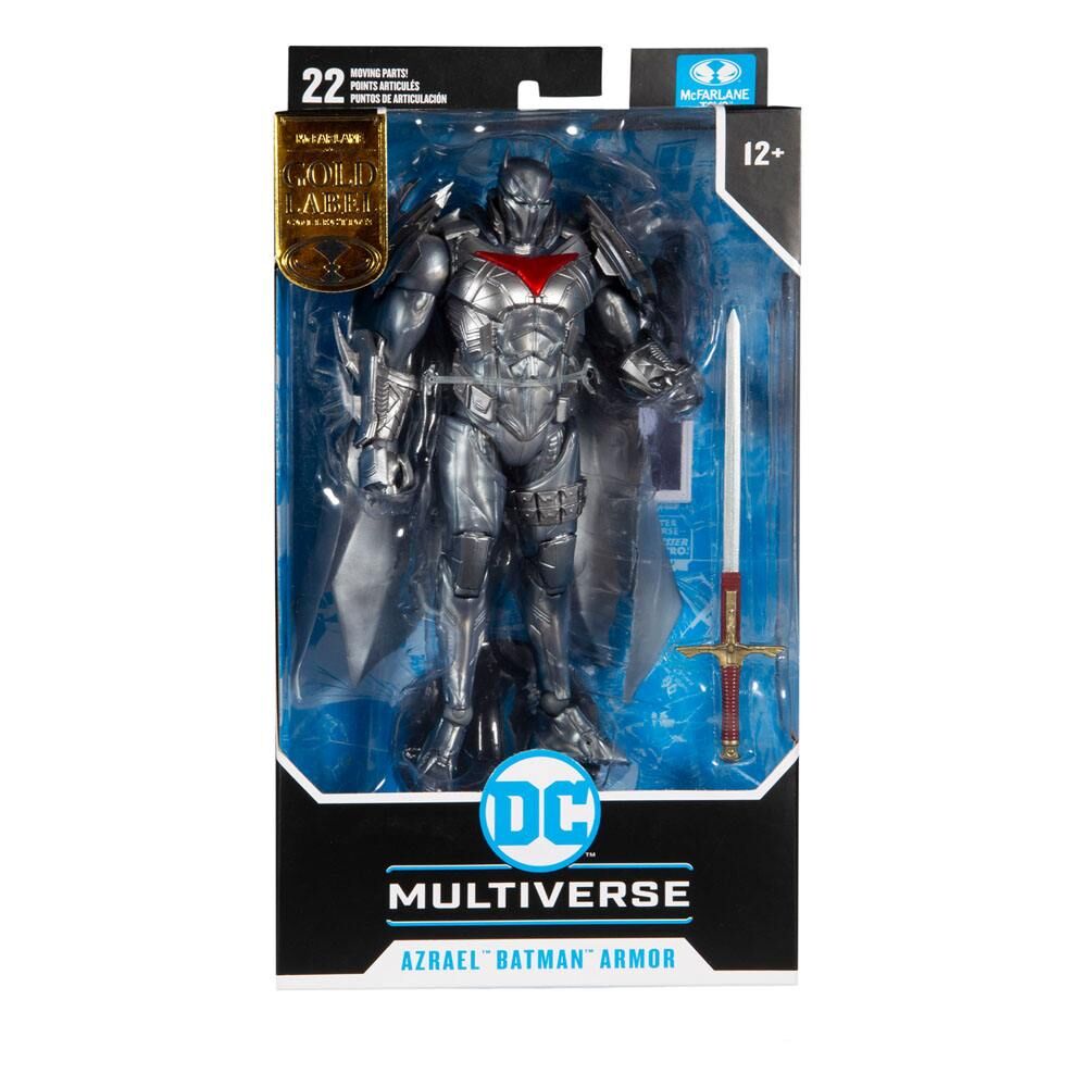 DC Multiverse Actionfigur Azrael Batman Armor Gold Label 18 cm