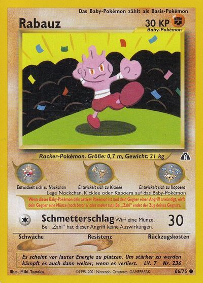 rabauz-pok-mon-tcg Rabauz 066/075 - Pokémon TCG