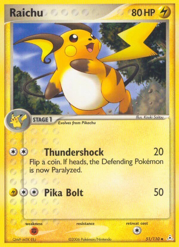 Raichu - 51/110 - EN Raichu - 51/110 - EN