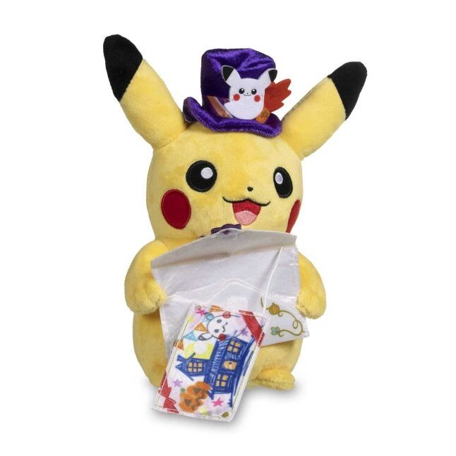 Pikachu Pokémon Pumpkin Celebration Poké Plush - 22 cm
