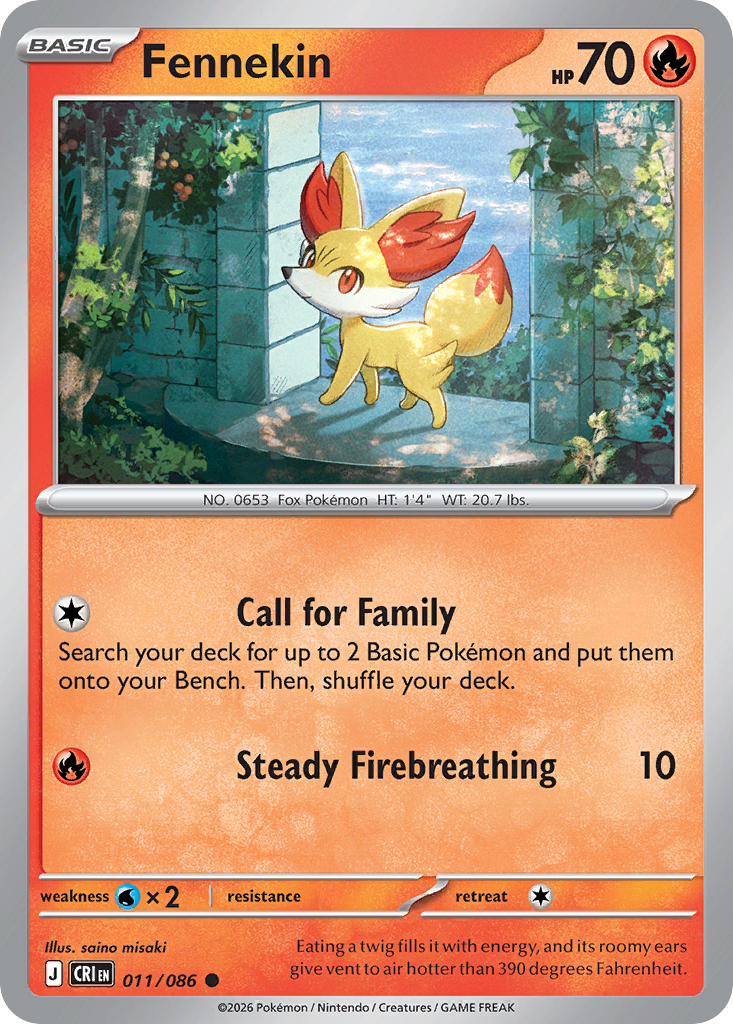 Fennekin - 011/086 - EN