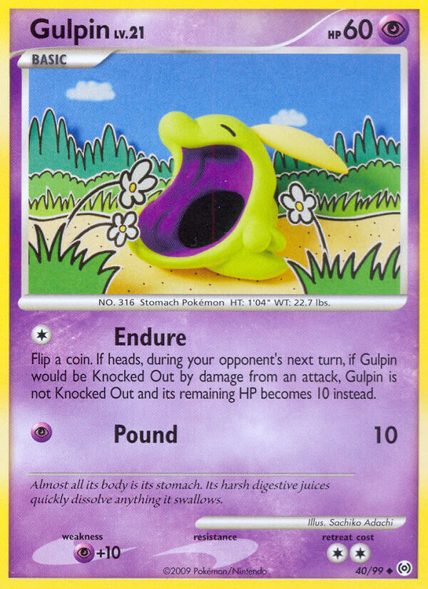 Gulpin - 40/99 - EN Gulpin - 40/99 - EN