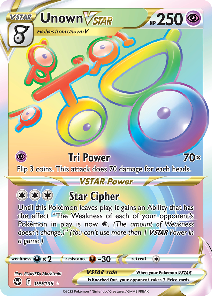 Unown VSTAR - 199/195 - EN