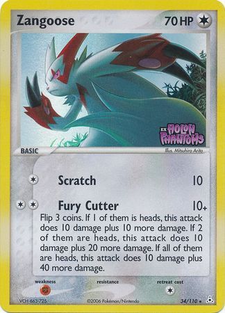 Zangoose - 34/110 - Reverse Holo - EN