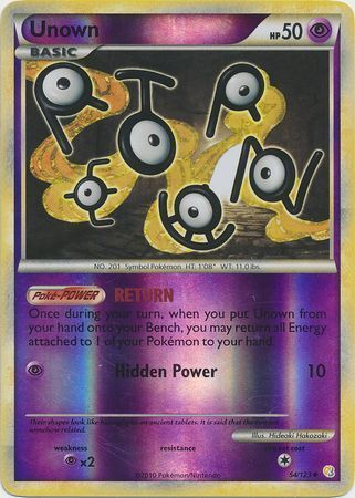 Unown - 54/123 - Reverse Holo - EN Unown - 54/123 - Reverse Holo - EN