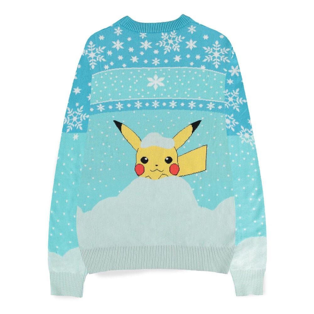 Pokémon Sweatshirt Christmas Jumper Snow M 