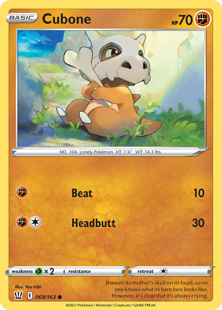 Cubone - 069/163 - EN Cubone - 069/163 - EN