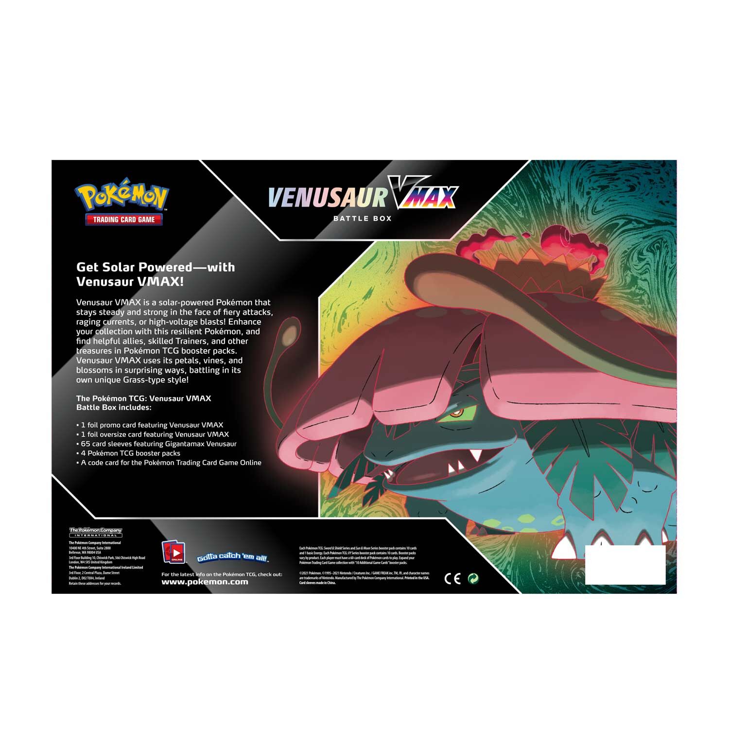 Pokémon Venusaur VMAX Battle Box - EN