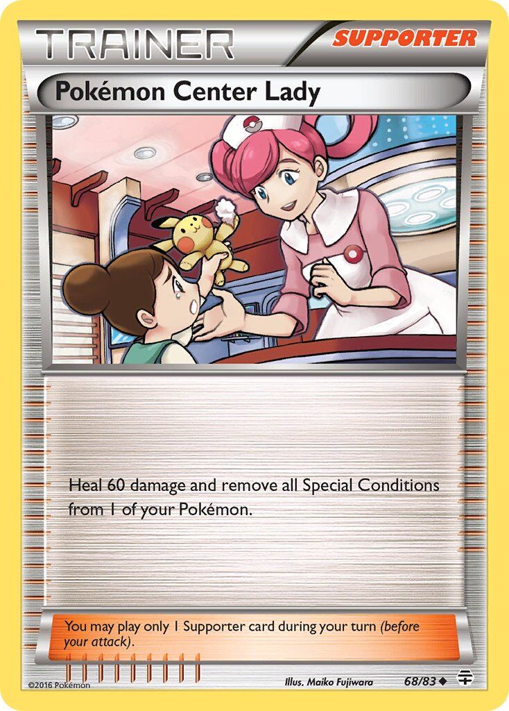 Pokémon Center Lady - 68/83 - EN Pokémon Center Lady - 68/83 - EN