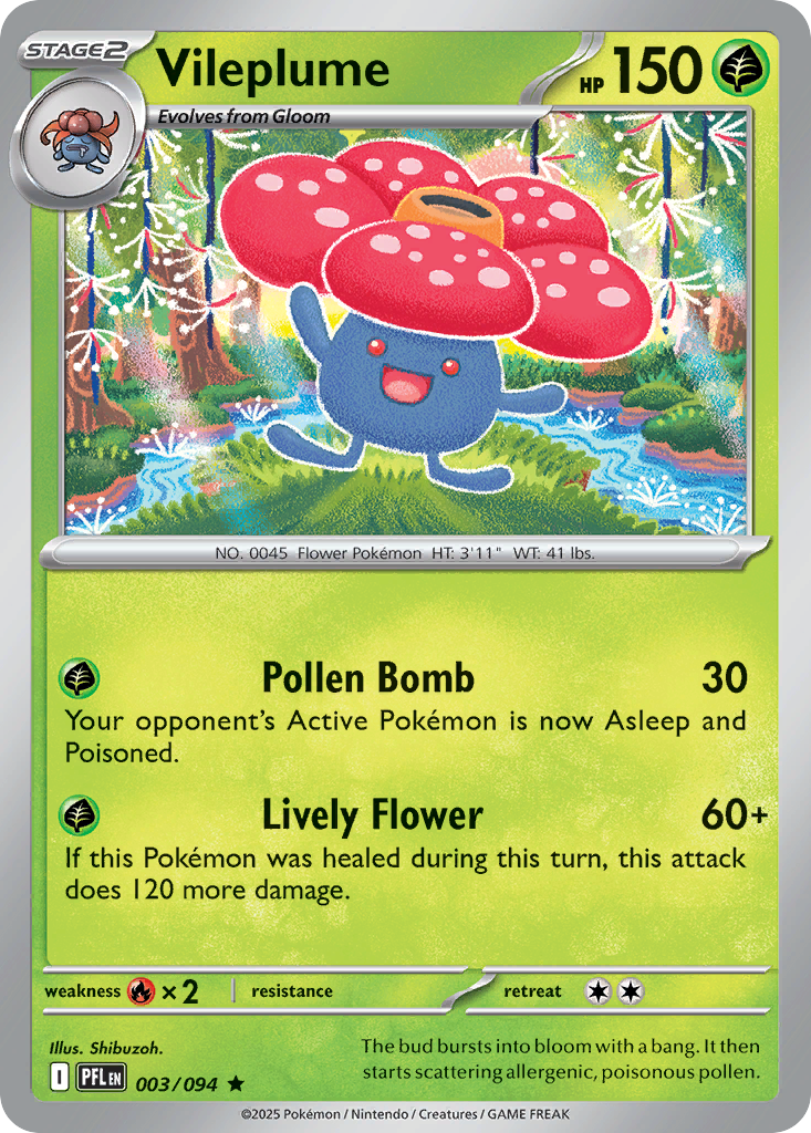 Vileplume - 003/094 - EN Vileplume - 003/094 - EN