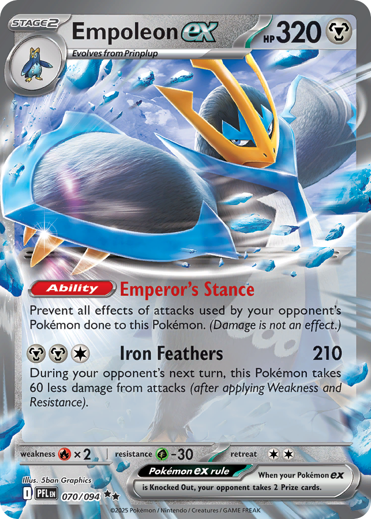 Empoleon ex - 070/094 - EN Empoleon ex - 070/094 - EN