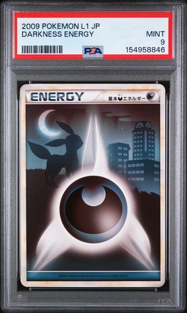 Darkness Energy - 2009 Japanese HeartGold Collection - PSA 9 MINT - Pokemon