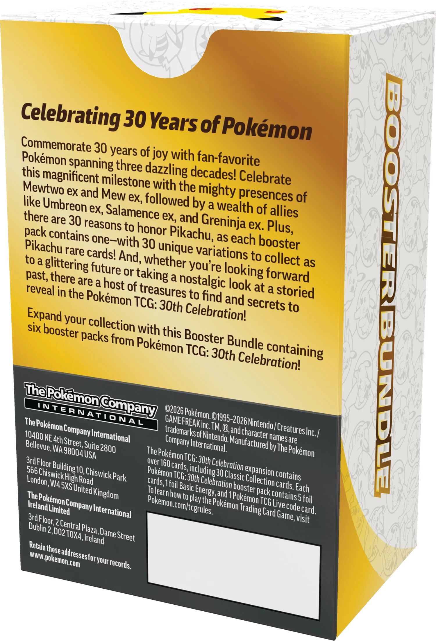 Pokémon TCG: 30th Celebration Booster Bundle - EN