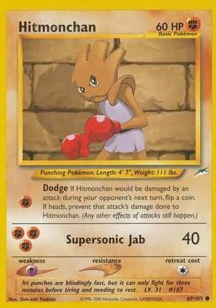 Hitmonchan - 69/113 - Unlimited - EN Hitmonchan - 69/113 - Unlimited - EN