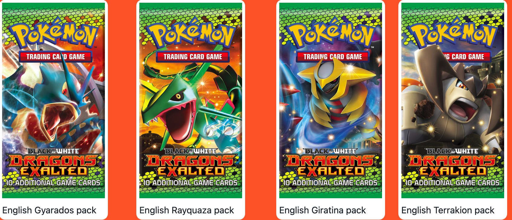 Pokémon TCG: Black & White Dragons Exalted Booster Pack - 1 Random - EN Pokémon TCG: Black & White Dragons Exalted Booster Pack - 1 Random - EN