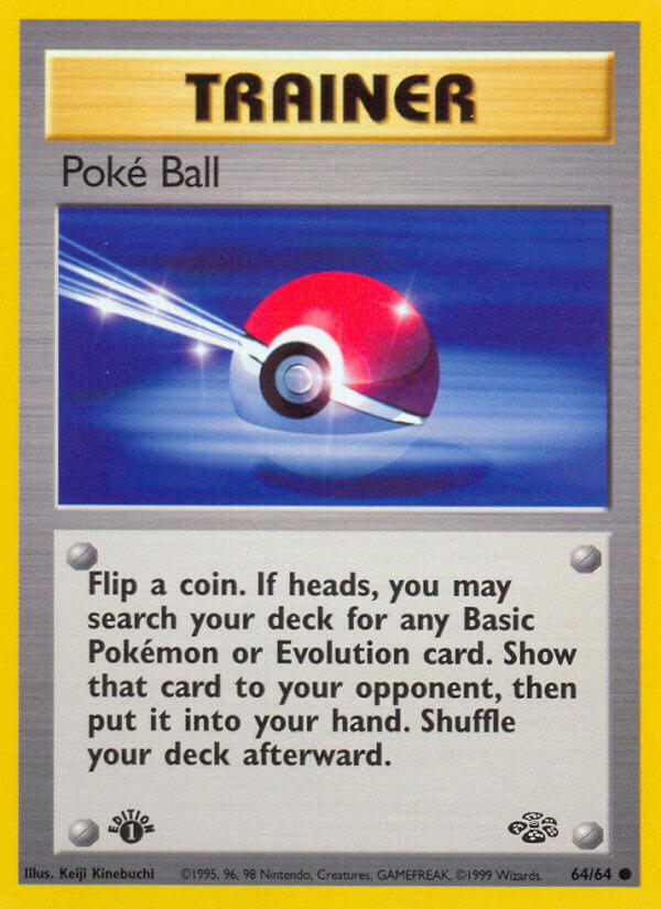 Poké Ball - 64/64 - 1st Edition - EN