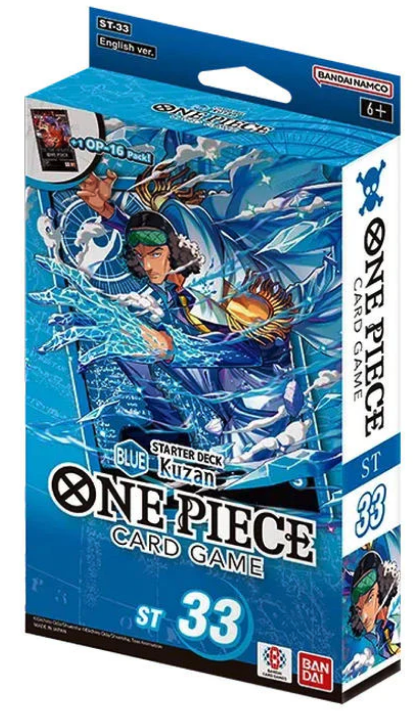 Starter Deck BLUE Kuzan - ST-33 - One Piece Card Game - EN