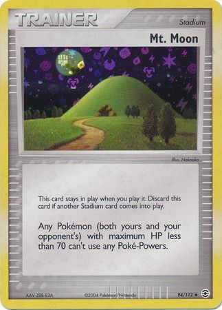 Mt. Moon - 94/112 - Reverse Holo - EN