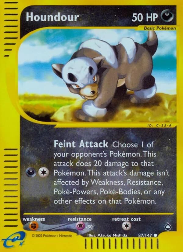 Houndour - 87/147 - Reverse Holo - EN