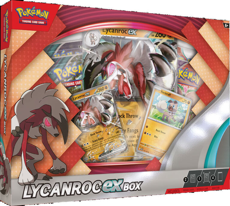 Pokémon TCG: Lycanroc ex Box - EN