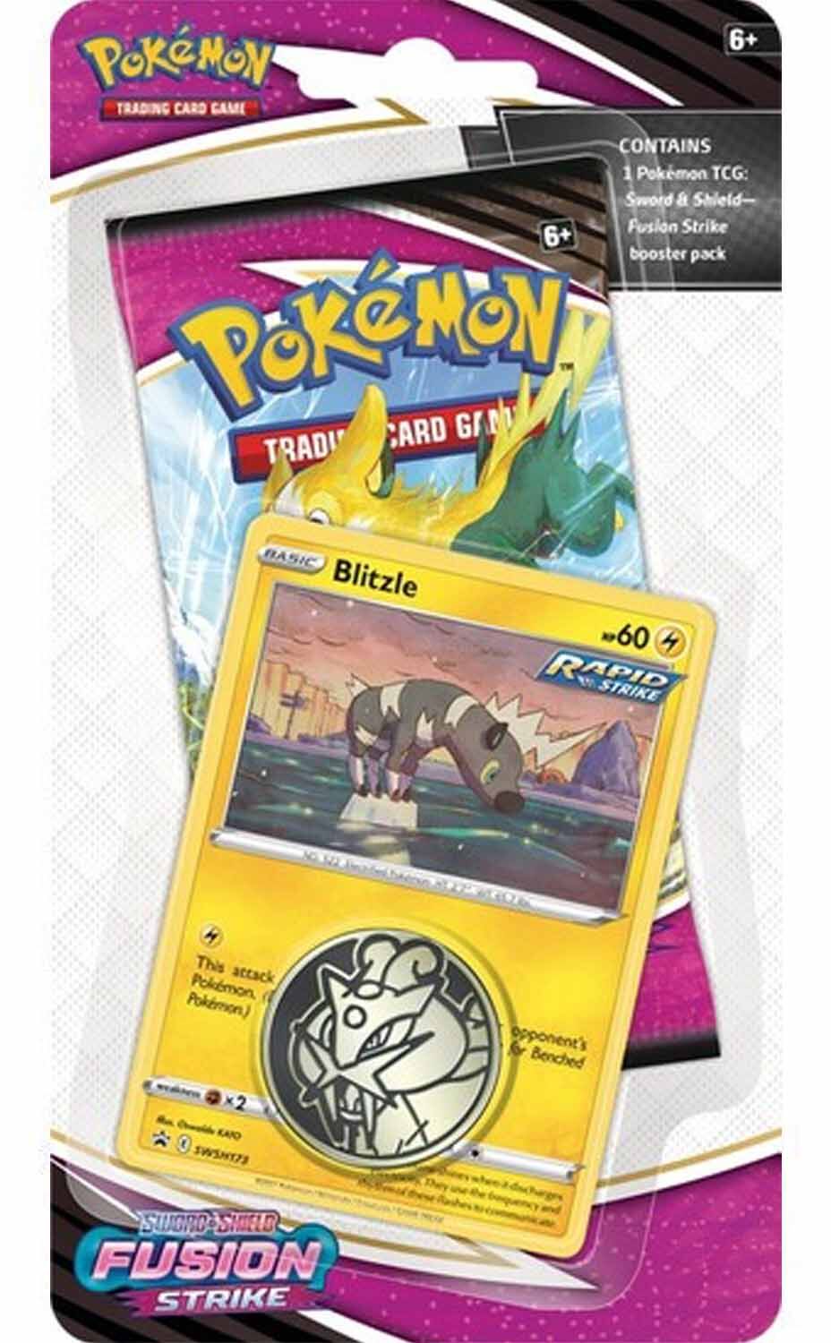 Pokémon Sword & Shield Fusion Strike Blitzle Checklane Blister - EN