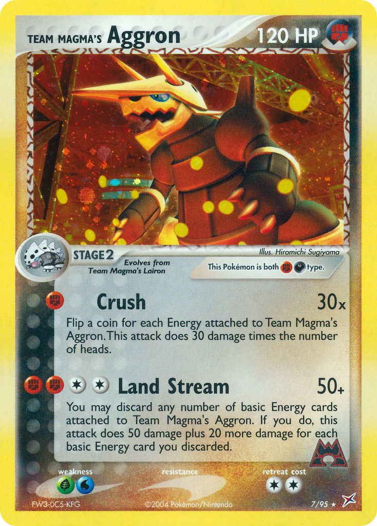 Team Magma’s Aggron - 7/95 - EN Team Magma’s Aggron - 7/95 - EN