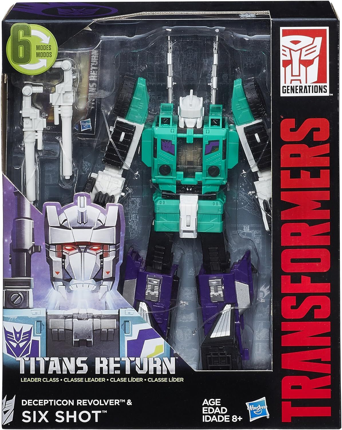 Transformers Generations Titans Return Six Shot Leader Action Figure