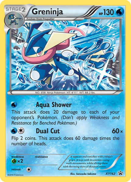 greninja-xy162-pokemon-tcg-near-mint Greninja - XY162 - Pokémon TCG - Near Mint