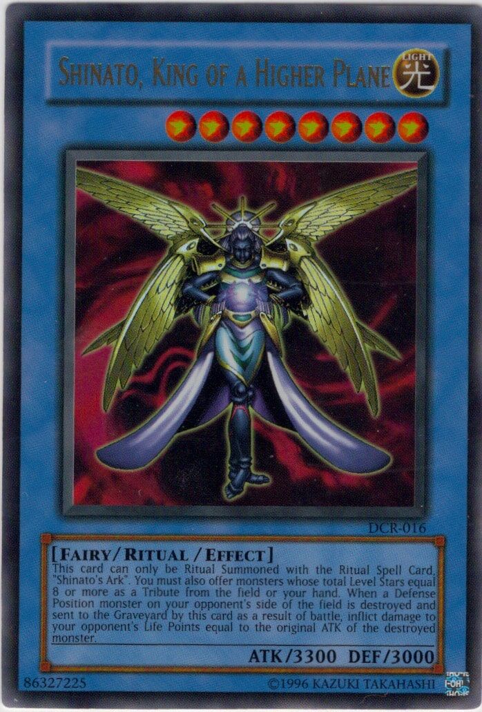 shinato-king-of-a-higher-plane-dcr-016-ultra-rare-near-mint Shinato, King of a Higher Plane - DCR-016 - Ultra Rare - Near Mint