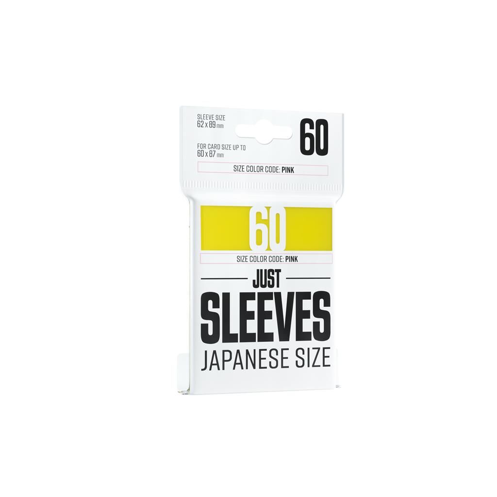 Just Sleeves - Japanese Size Yellow (60 Sleeves) Kopie