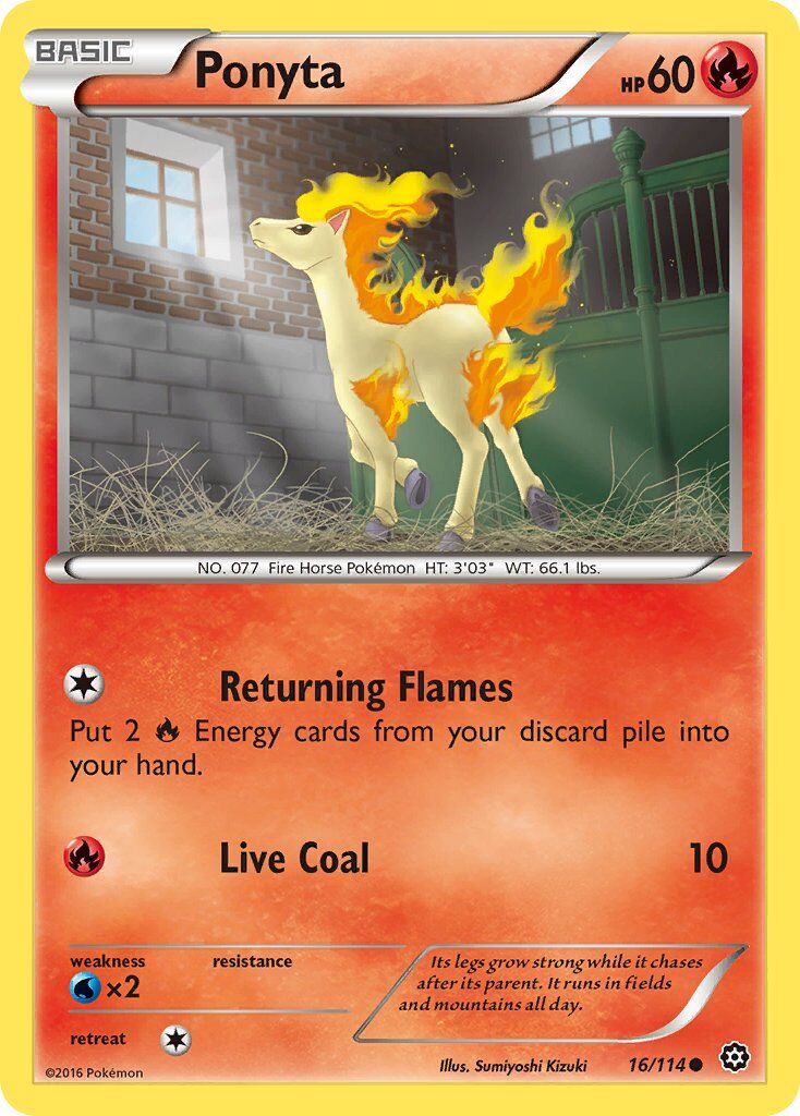 Ponyta - 16/114 - EN