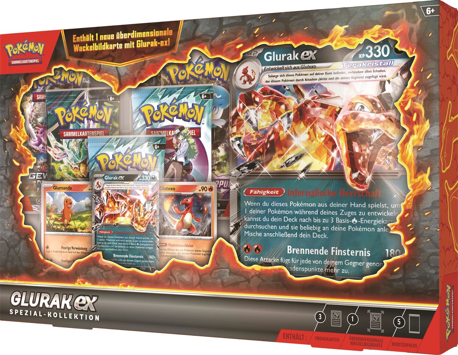 Pokémon TCG: Glurak ex Special Collection - DE