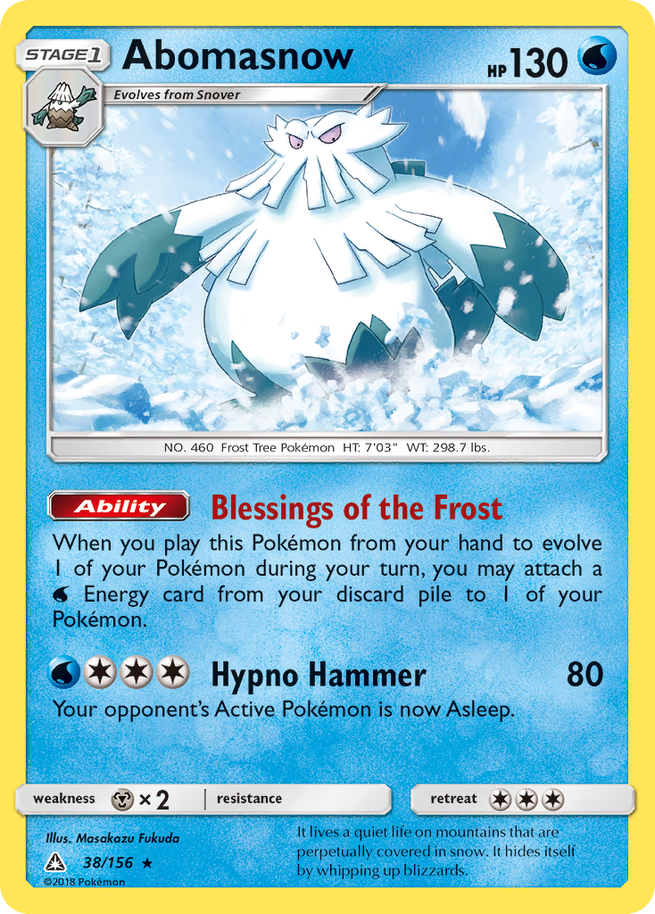 Abomasnow - 38/156 - EN