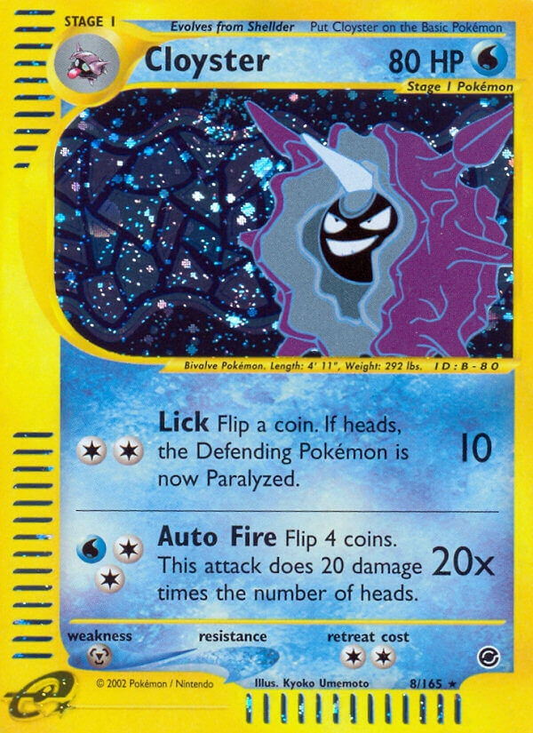 Cloyster - 8/165 - Holo Rare - EN