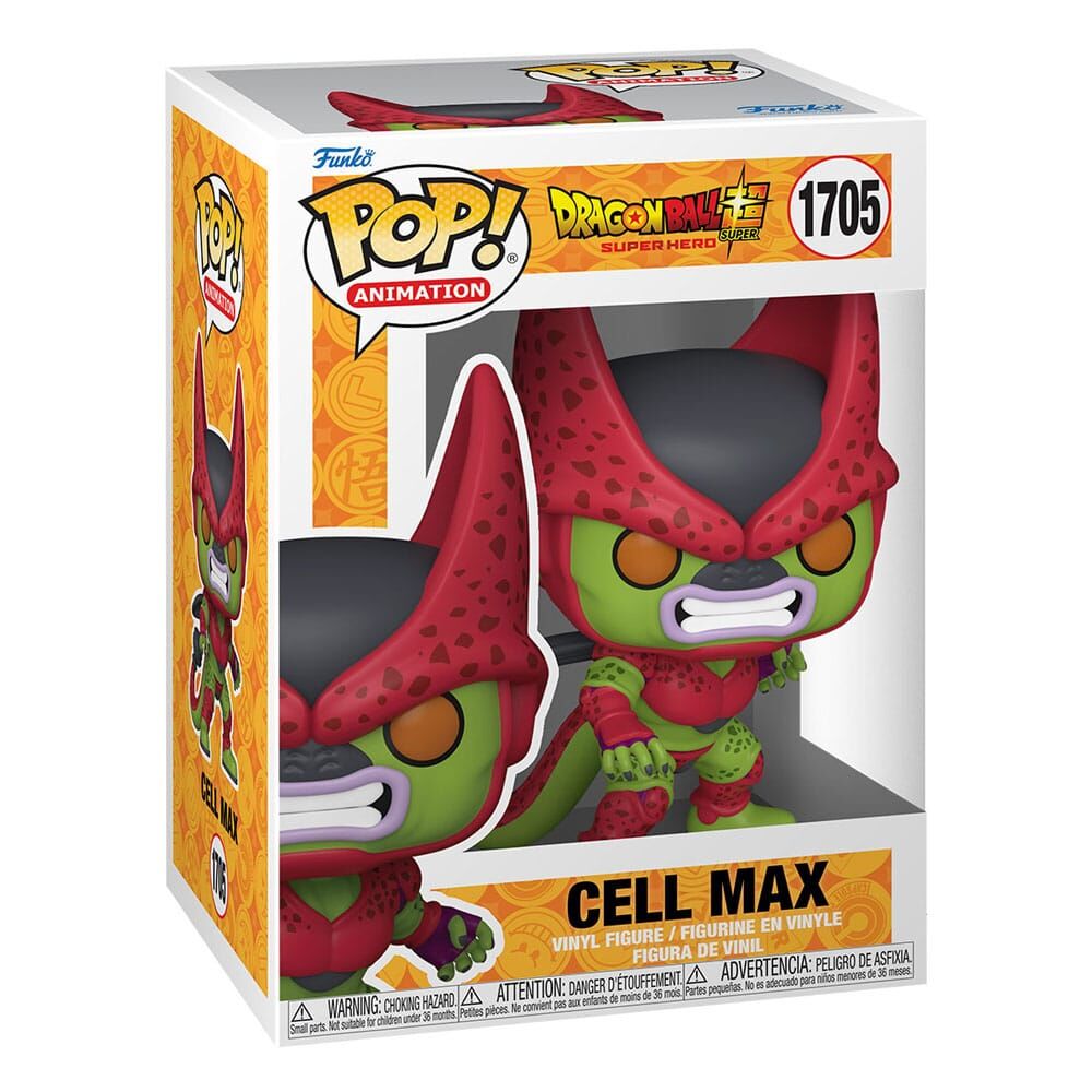 Dragon Ball Super POP! Animation Super Hero - Vinyl Figur Cell Max 9 cm Dragon Ball Super POP! Animation Super Hero - Vinyl Figur Cell Max 9 cm