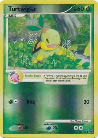 Turtwig - 78/100 - Reverse Holo - EN