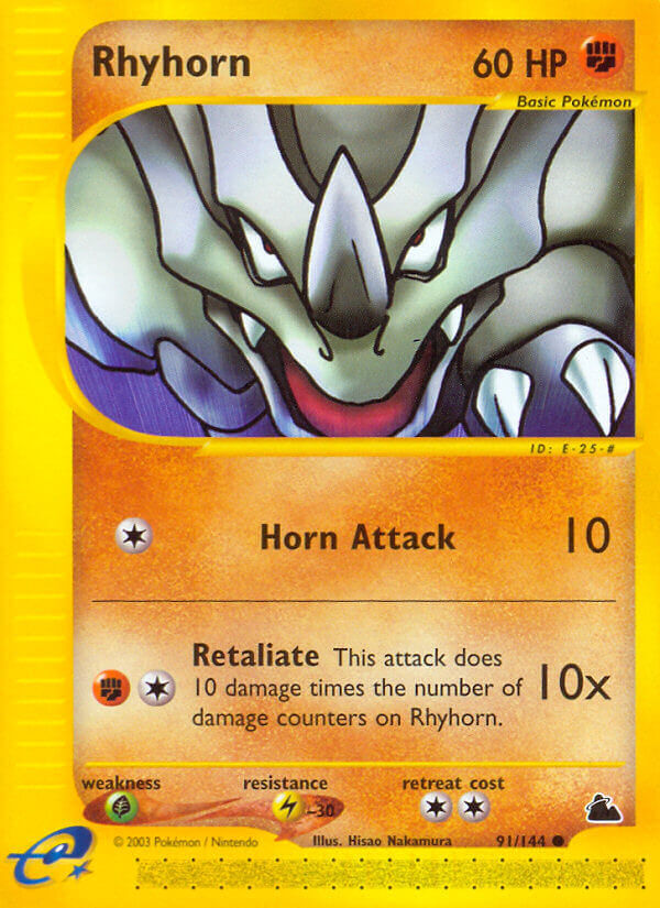 Rhyhorn - 91/144 - EN