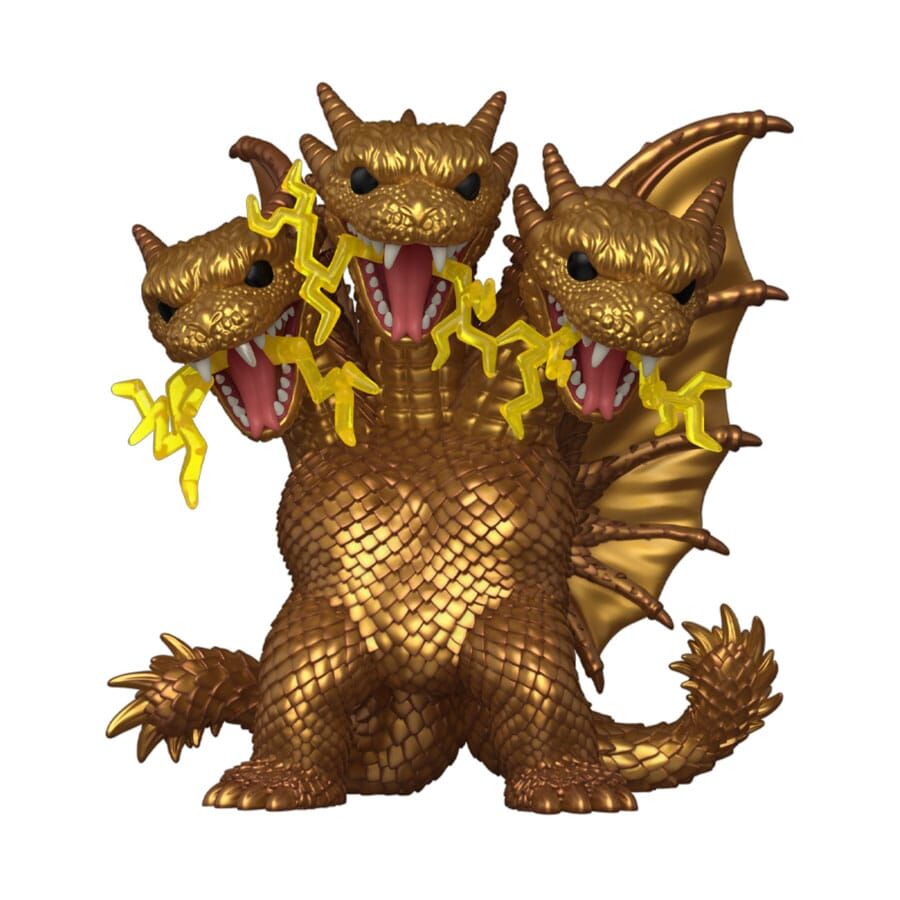*heo Exclusive Edition* Godzilla Super Sized POP! Movies Vinyl Figur King Ghidora (Electric) 15 cm *heo Exclusive Edition* Godzilla Super Sized POP! Movies Vinyl Figur King Ghidora (Electric) 15 cm