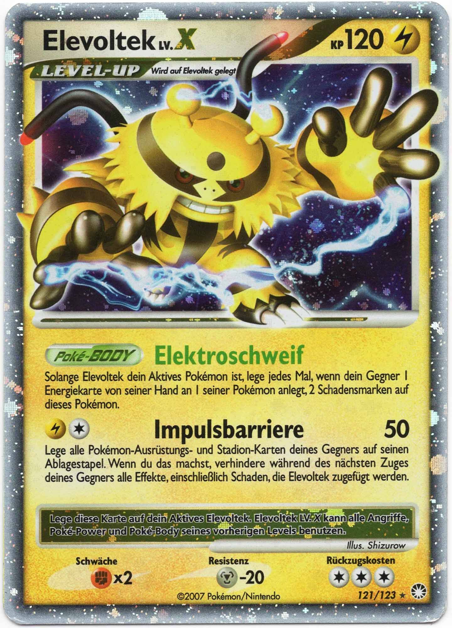 elevoltek-lv-x-121-123-poke-mon-tcg-moderately-played Elevoltek LV.X - 121/123 - Pokémon TCG (Moderately Played)