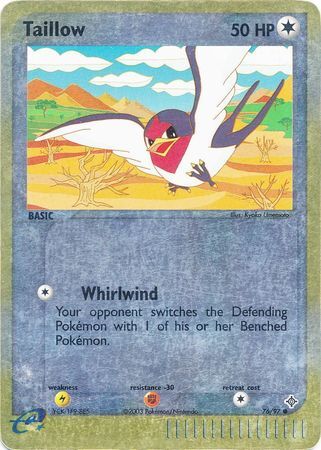 Taillow - 76/97 - Reverse Holo - EN