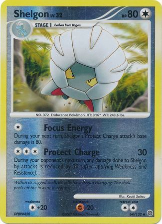 Shelgon - 64/132 - Reverse Holo - EN