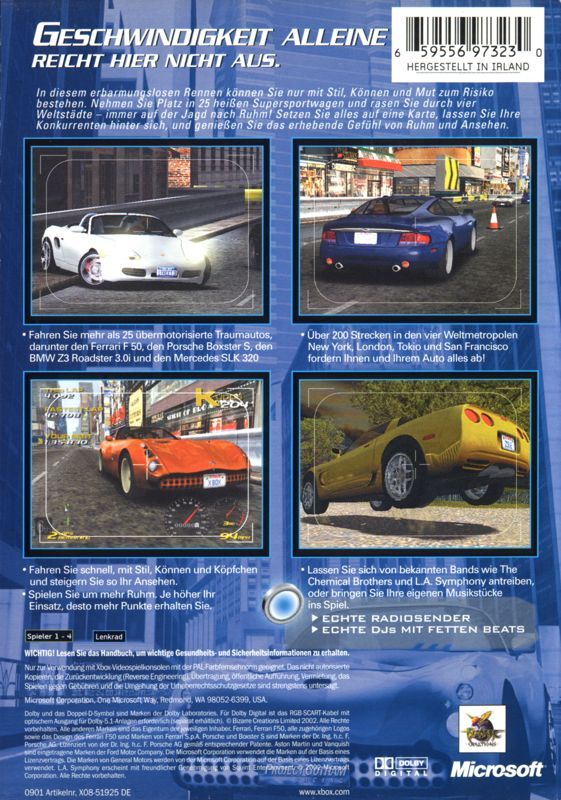 Project Gotham Racing - Xbox