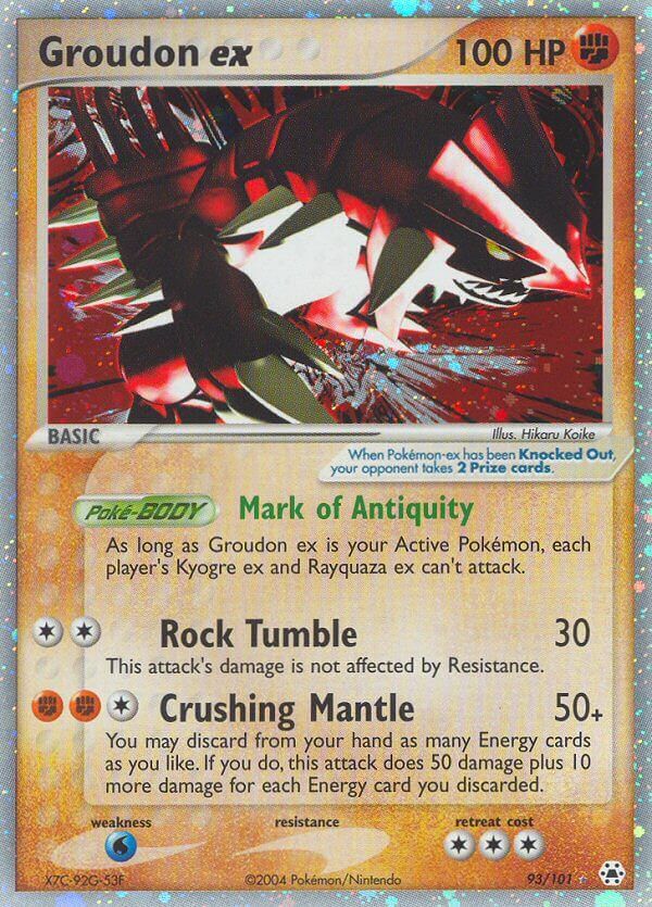 Groudon ex - 93/101 - EN