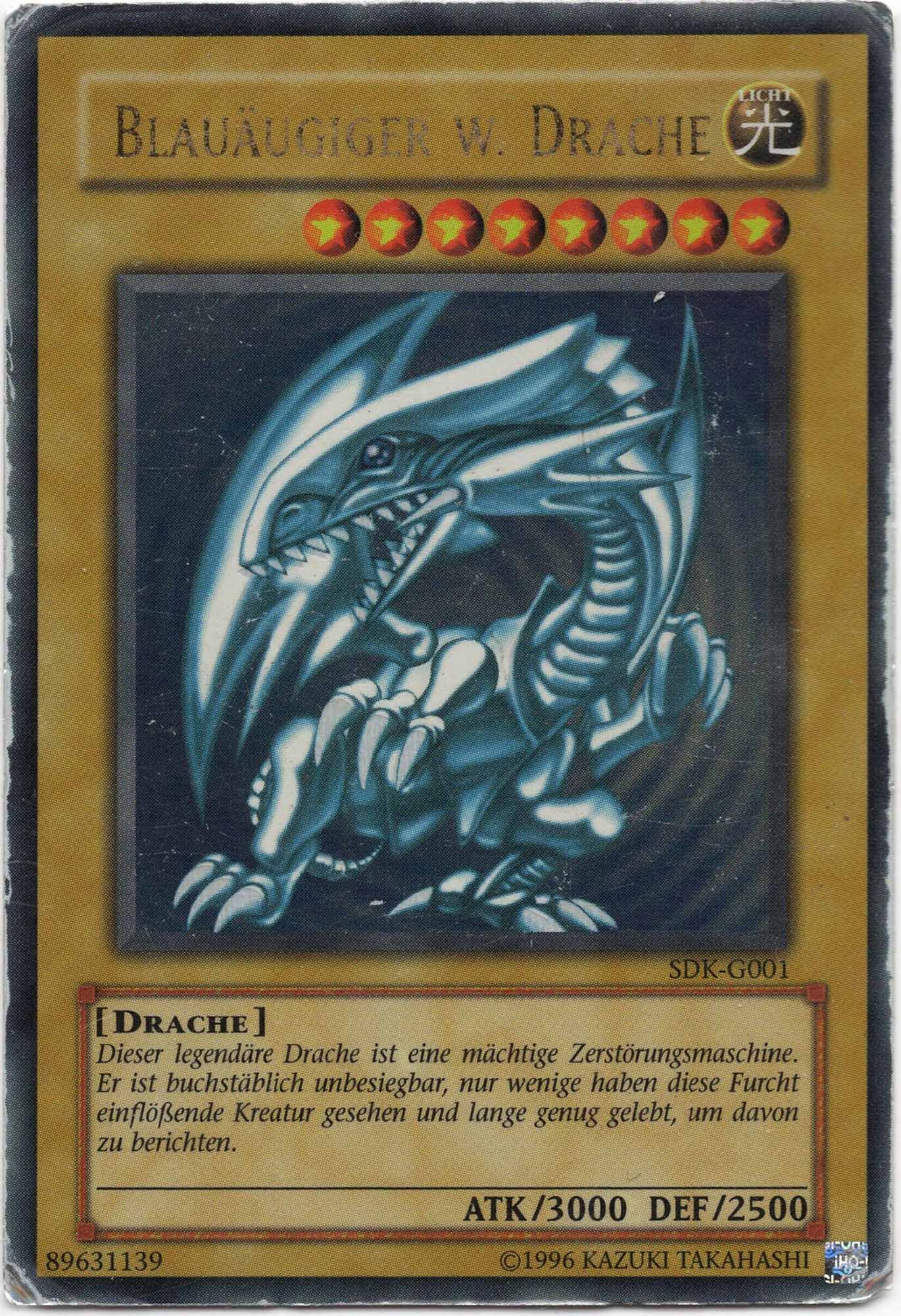 blau-ugiger-w-drache-sdk-g001-ultra-rare-heavily-played Blauäugiger W. Drache - SDK-G001 - Ultra Rare (Heavily Played)