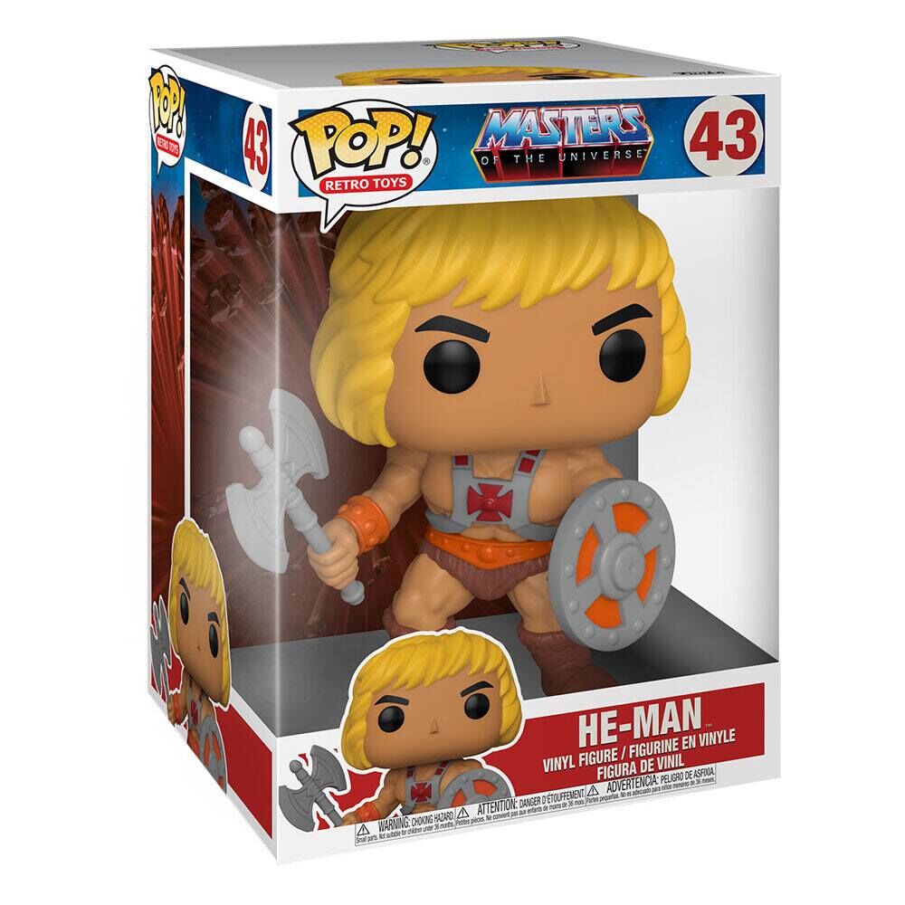 Masters of the Universe Super Sized POP! Vinyl Figur He-Man 25 cm