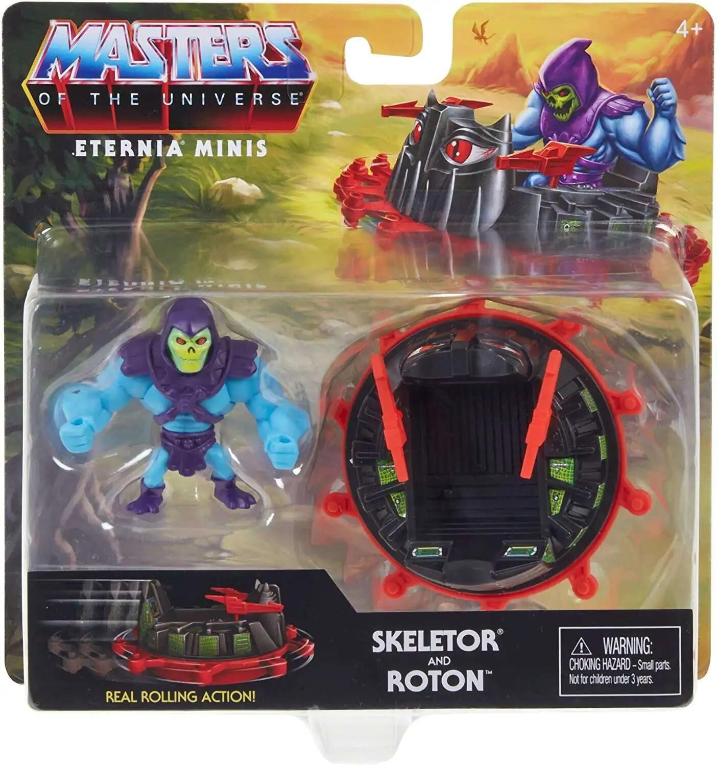 Masters of the Universe Eternia Minis Skeleton & Roton Figure Set