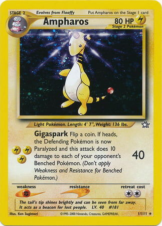 Ampharos - 1/111 - Unlimited - EN
