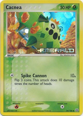 Cacnea - 44/106 - Reverse Holo - EN Cacnea - 44/106 - Reverse Holo - EN