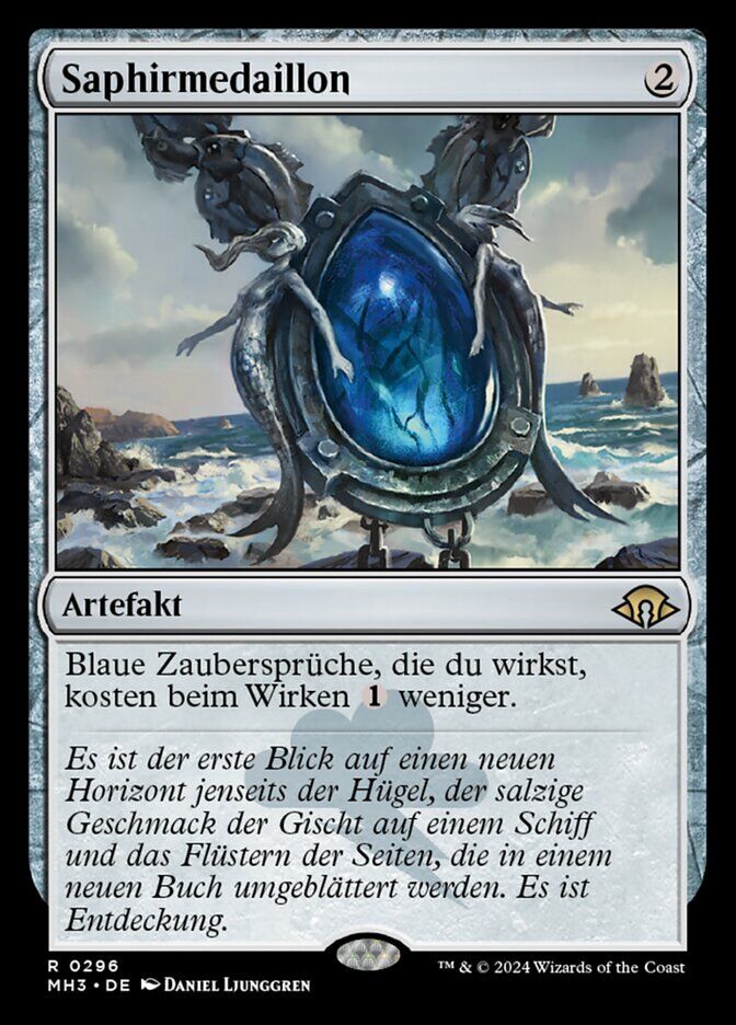 Sapphire Medallion - MH3 296 - Normal - DE - NM Sapphire Medallion - MH3 296 - Normal - DE - NM